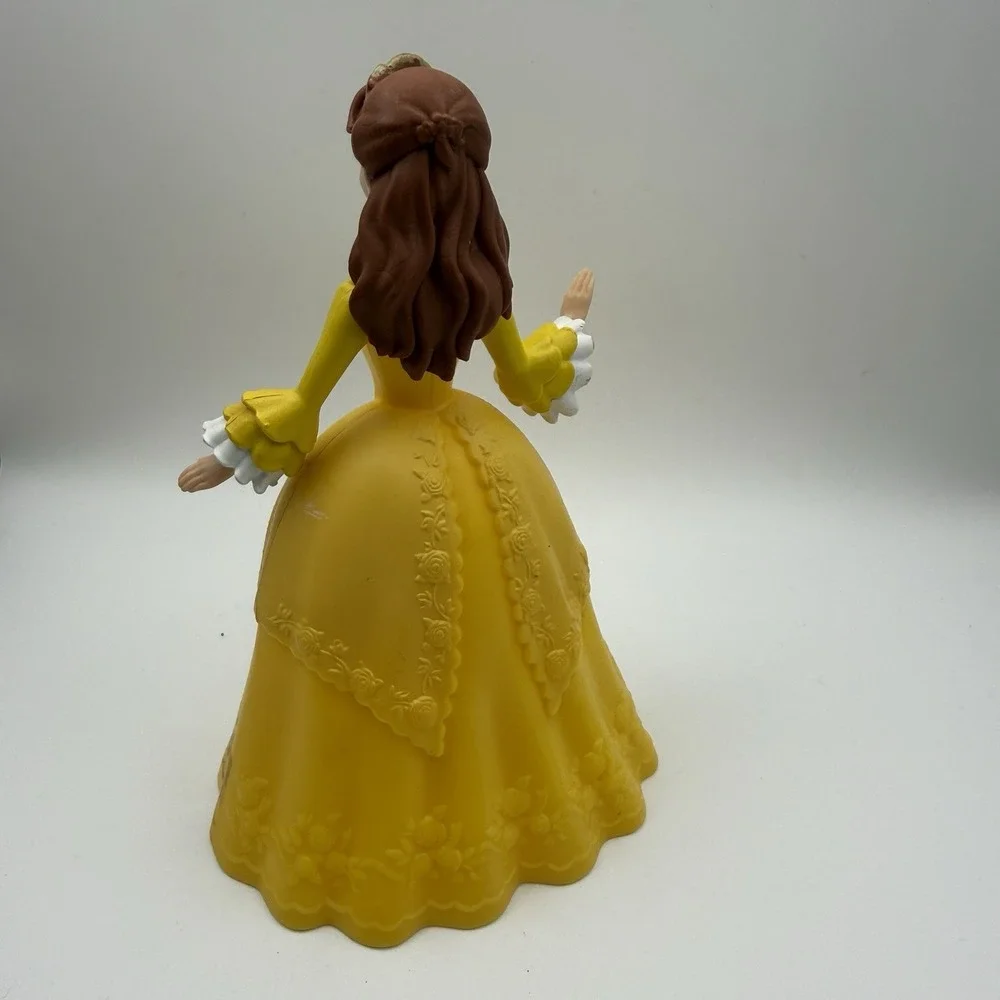 Disney Sofia the Queen First Royal Family Figurine Yellow Gown Glitter Accents